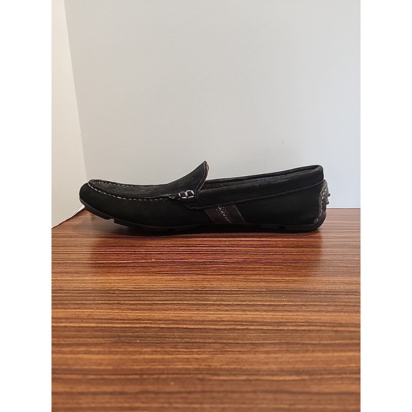 G. H.‎ Bass & Co Black Suede Loafers Slip On Shoes Men Size 10 M Made In Brazil main image 7